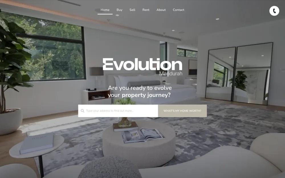 Evolution Mandurah homepage
