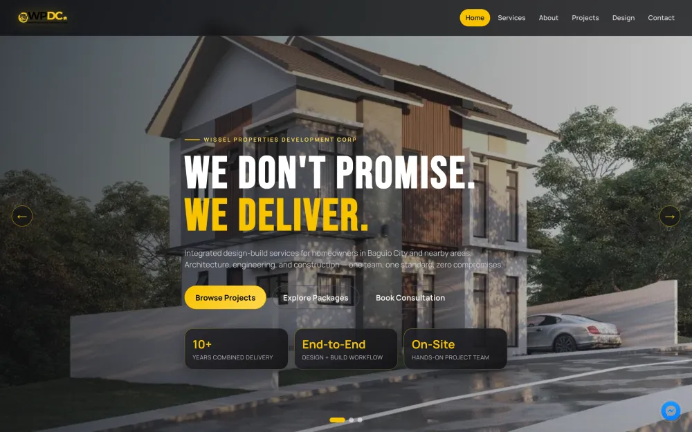 Wissel Properties Development Corp homepage